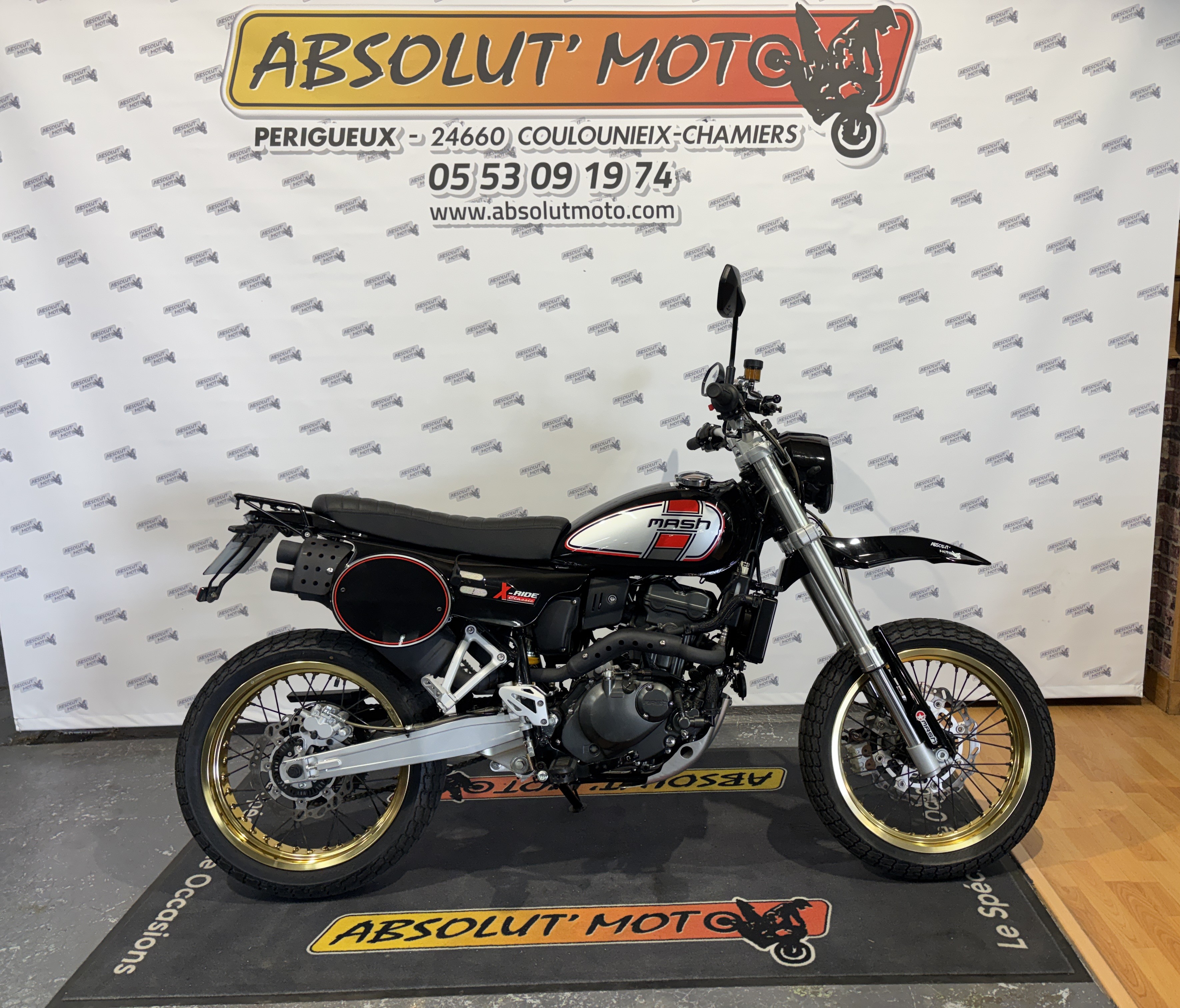 MASH X Ride 125 Scrambler